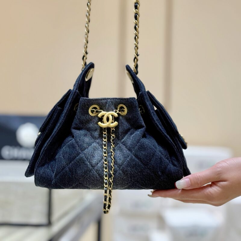 CHANEL 26C “25bag迷你”登场👜 AS5631黑色牛仔