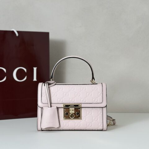 GUCCI 专柜品质，顶级原单货，实物实拍！款号848884浅粉压字