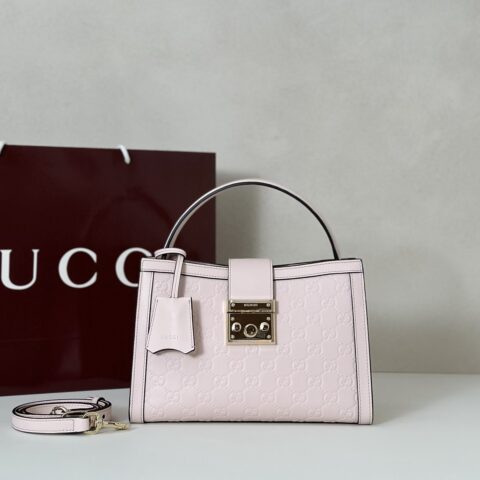 GUCCI 专柜品质，顶级原单货，实物实拍！款号838992浅粉压字