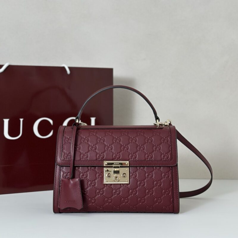 GUCCI 专柜品质，顶级原单货，实物实拍！款号838998酒红压字