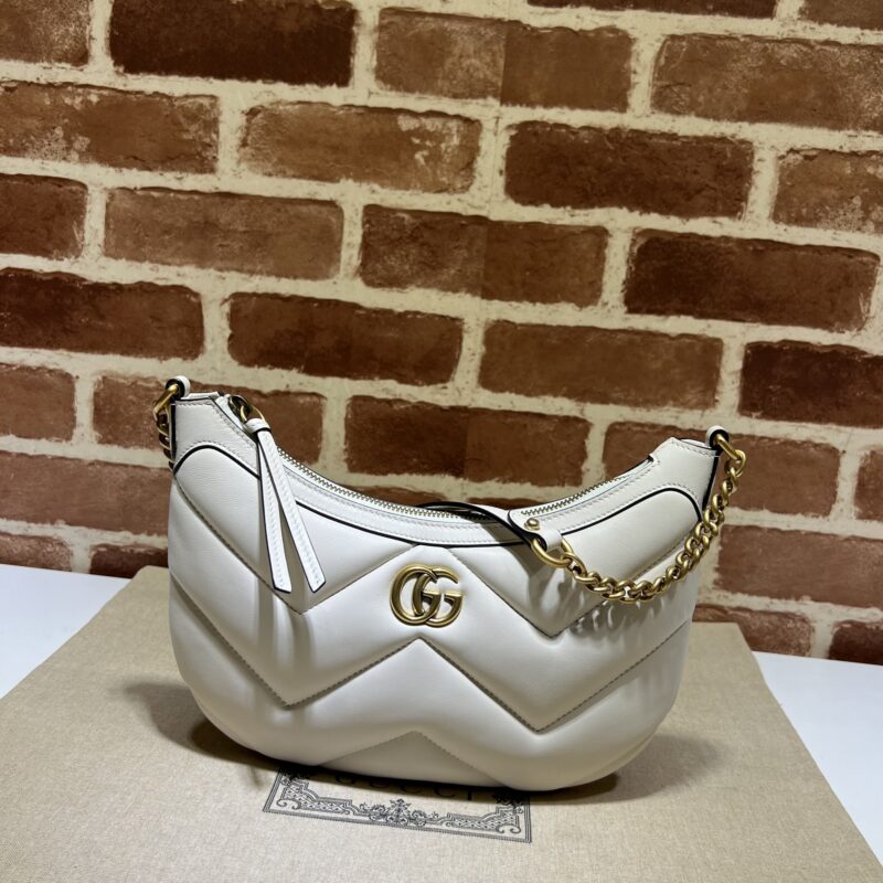 GUCCI 专柜品质，顶级原单货，实物实拍！款号777263米白