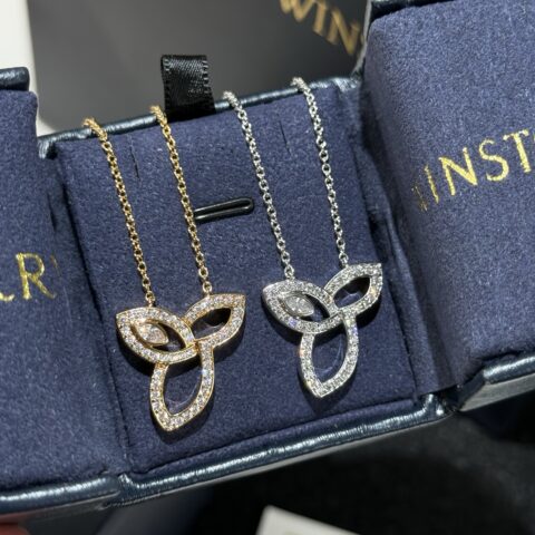 ❗️新品❗️ ☀️HARRY WINSTON HW海瑞温时顿 Lily Cluster系列三叶草项链