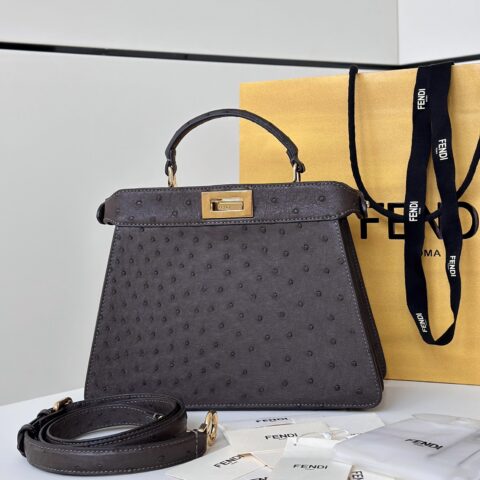 FENDI ISeeU 真鸵鸟皮手袋 款号66801M