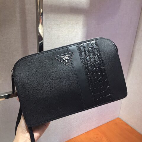 PRADA 新款手包 2VF056D男士包包