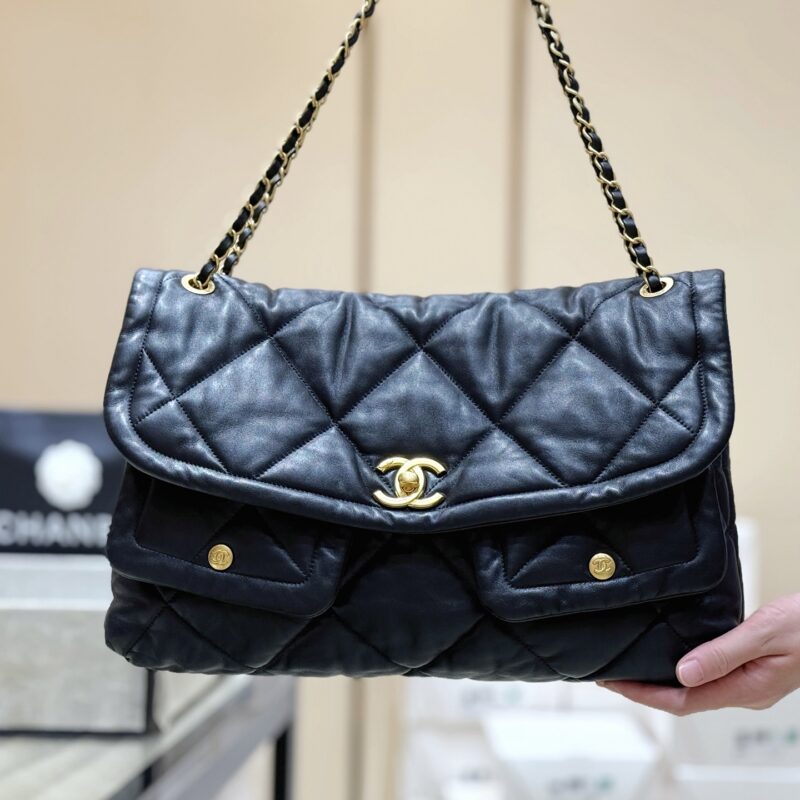 CHANEL 25K 走秀款hobo购物包👜 AS5727