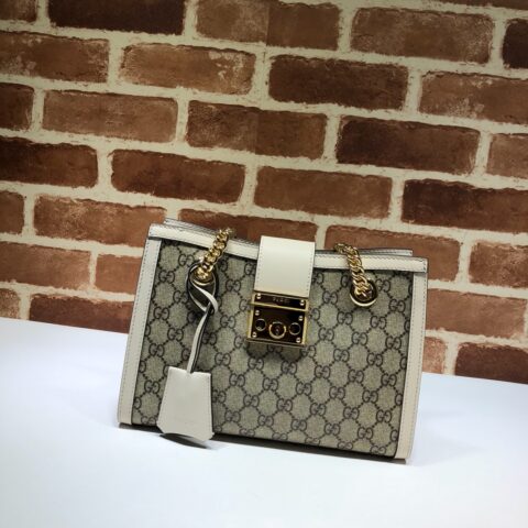 GUCCI 专柜品质，顶级原单货，实物实拍！款号498156啡白