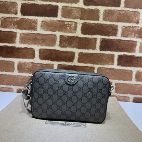 GUCCI 专柜品质，顶级原单货，实物实拍！款号699439灰PVC/灰皮
