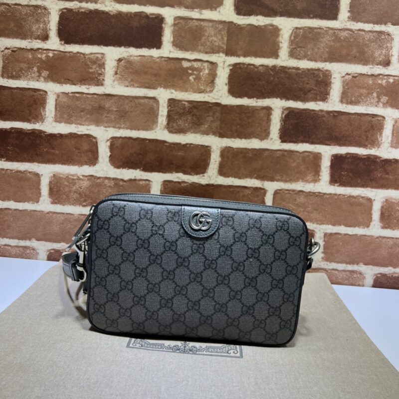 GUCCI 专柜品质，顶级原单货，实物实拍！款号699439灰PVC/灰皮