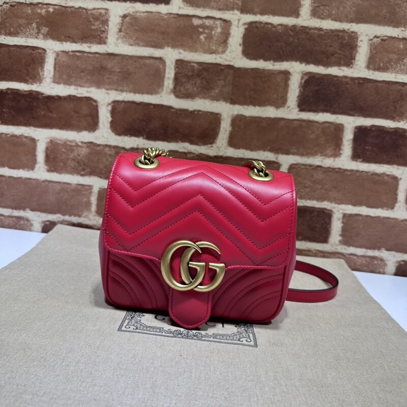 GUCCI 专柜品质，顶级原单货，实物实拍！款号739682新红