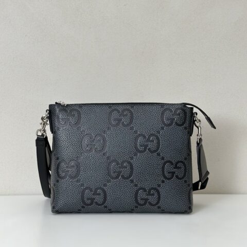 GUCCI 专柜品质，顶级原单货，实物实拍！款号696009克灰荔压G
