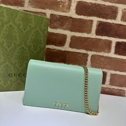 GUCCI 专柜品质，顶级原单货，实物实拍！款号772643淡绿