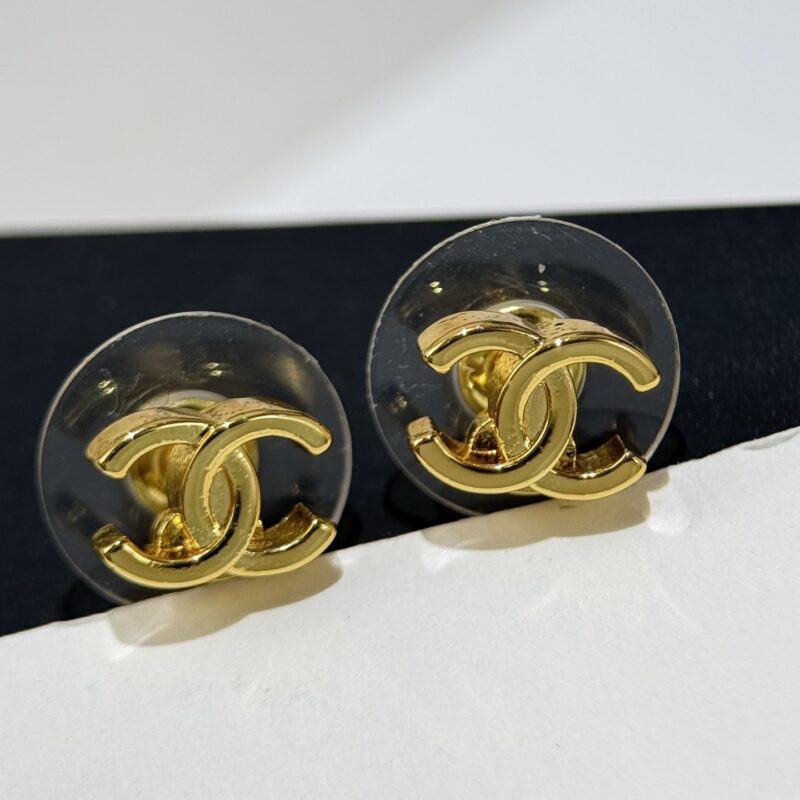 ❗️新品❗️ ☀️新款☑️ 香奈儿双C 金色迷你号耳钉耳环 ☀️