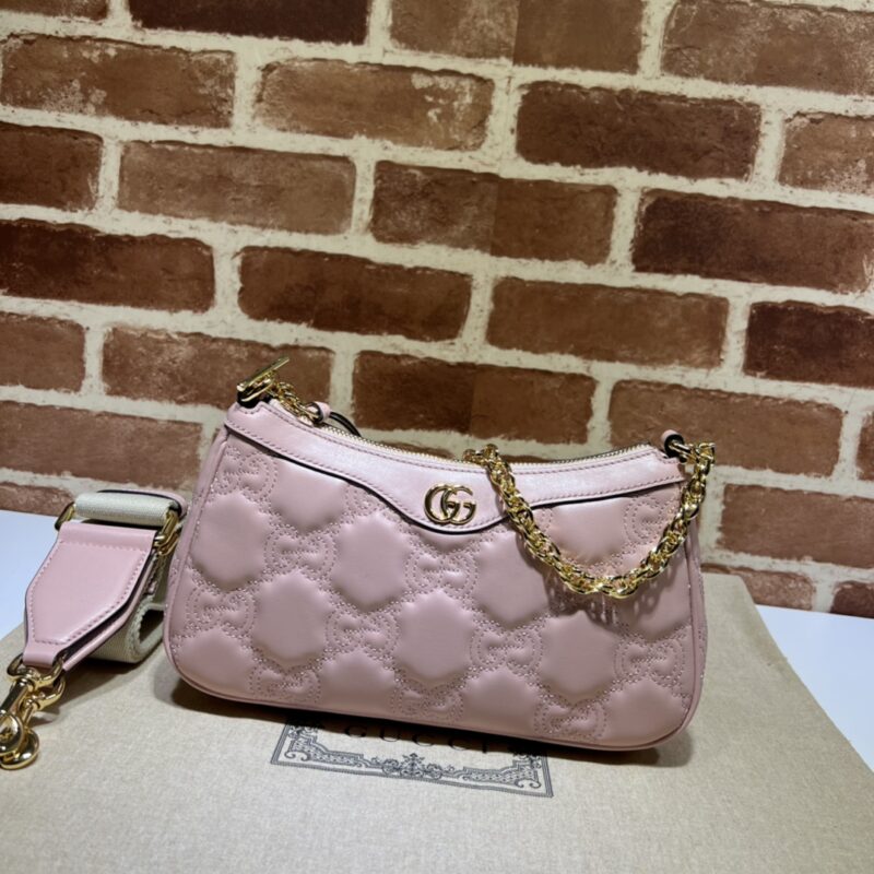 GUCCI  专柜品质，顶级原单货，实物实拍！735049粉色全皮