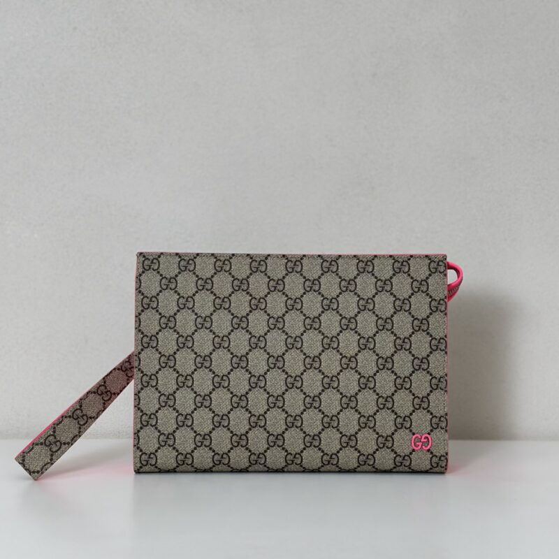 GUCCI 专柜品质，顶级原单货，实物实拍！款号768255啡胶/荧光玫