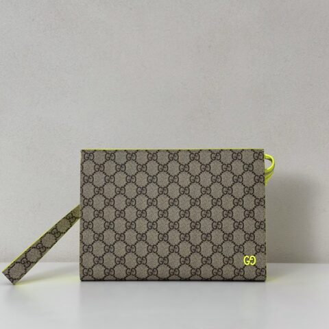 GUCCI 专柜品质，顶级原单货，实物实拍！款号768255啡胶/荧光绿
