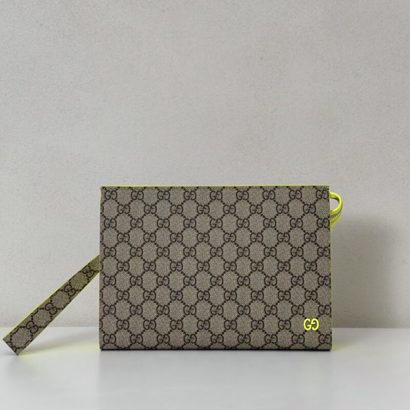 GUCCI 专柜品质，顶级原单货，实物实拍！款号768255啡胶/荧光绿