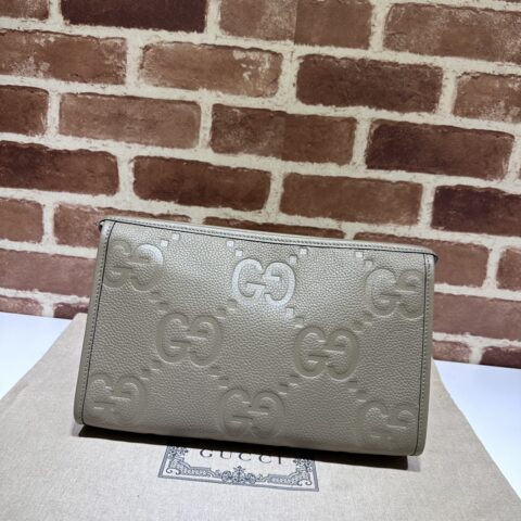 GUCCI 专柜品质，顶级原单货，实物实拍！款号739490灰荔压G