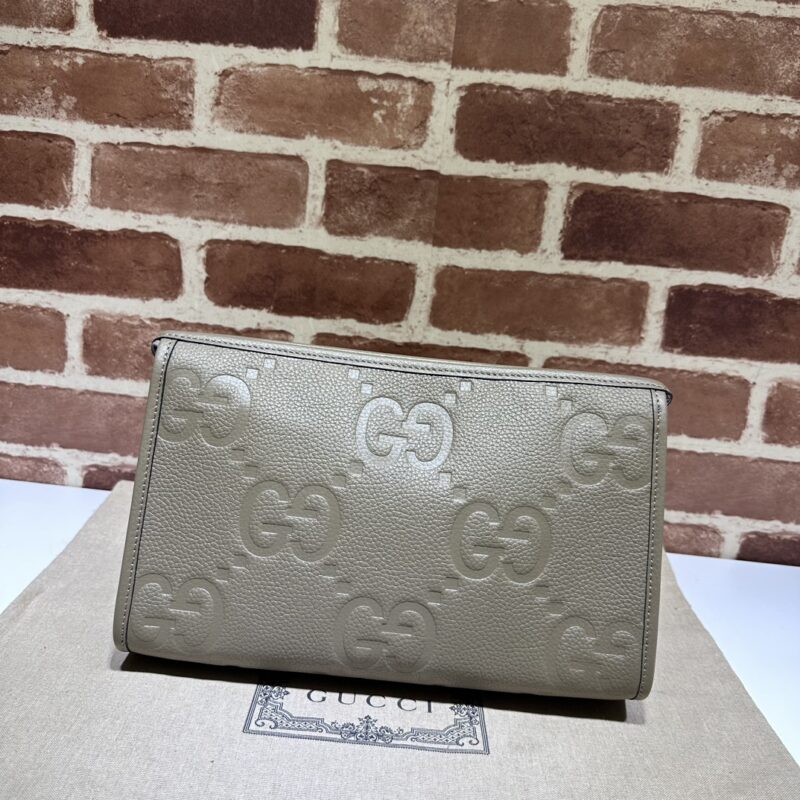 GUCCI 专柜品质，顶级原单货，实物实拍！款号739490灰荔压G