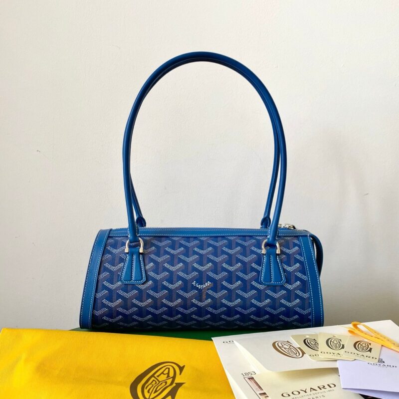 goyard戈雅 狗牙bonbonniere法棍包 2050m蓝色