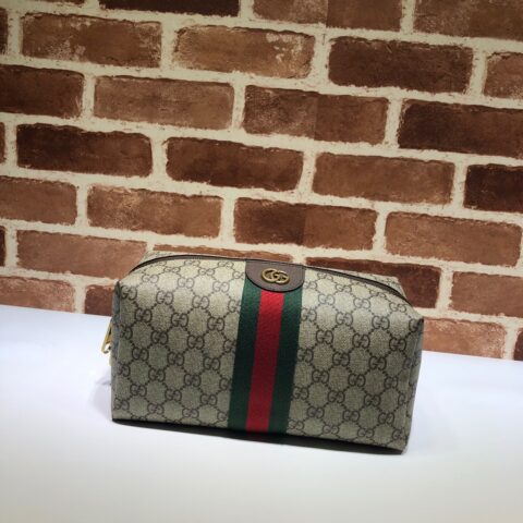 GUCCI 专柜品质，顶级原单货，实物实拍！款号572767啡色/红绿带