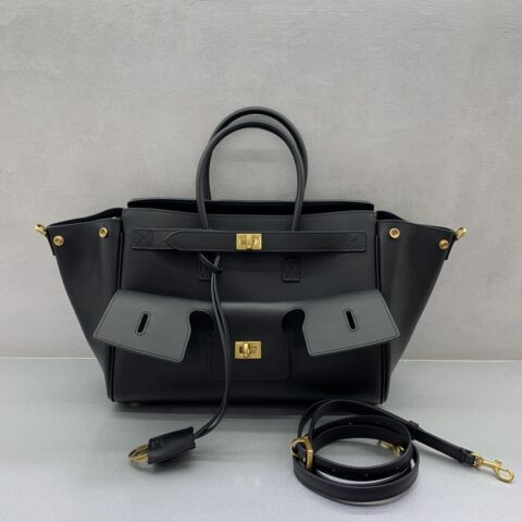 Balenciaga Bel Air 秀款手袋 款号:789891 【小号黑色金扣】