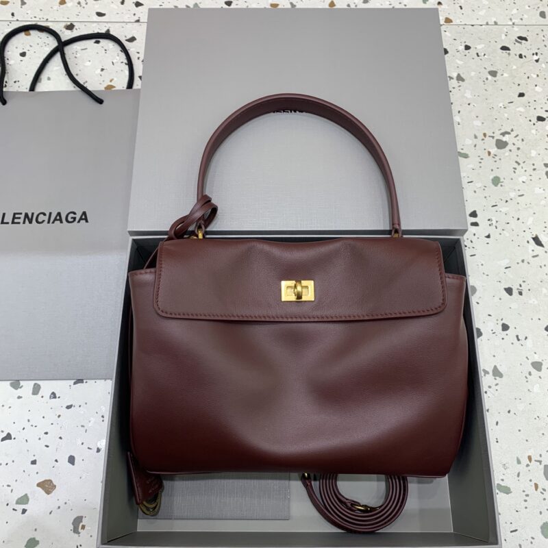 Balenciaga 𝐑𝐎𝐃𝐄𝐎 𝐁𝐀𝐆 系列手袋👜 款号:789721【小号枣红色】