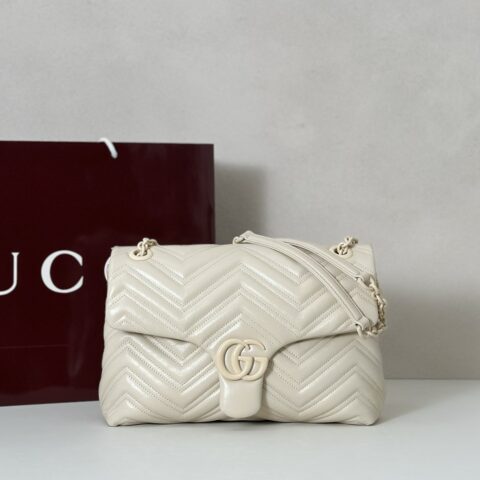 GUCCI 专柜品质，顶级原单货，实物实拍！款号850676象牙白