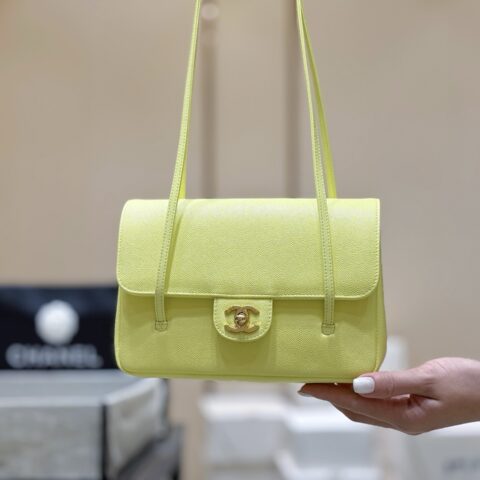 CHANEL 26P Preppy coco包王👜 AS6130 小鸡黄