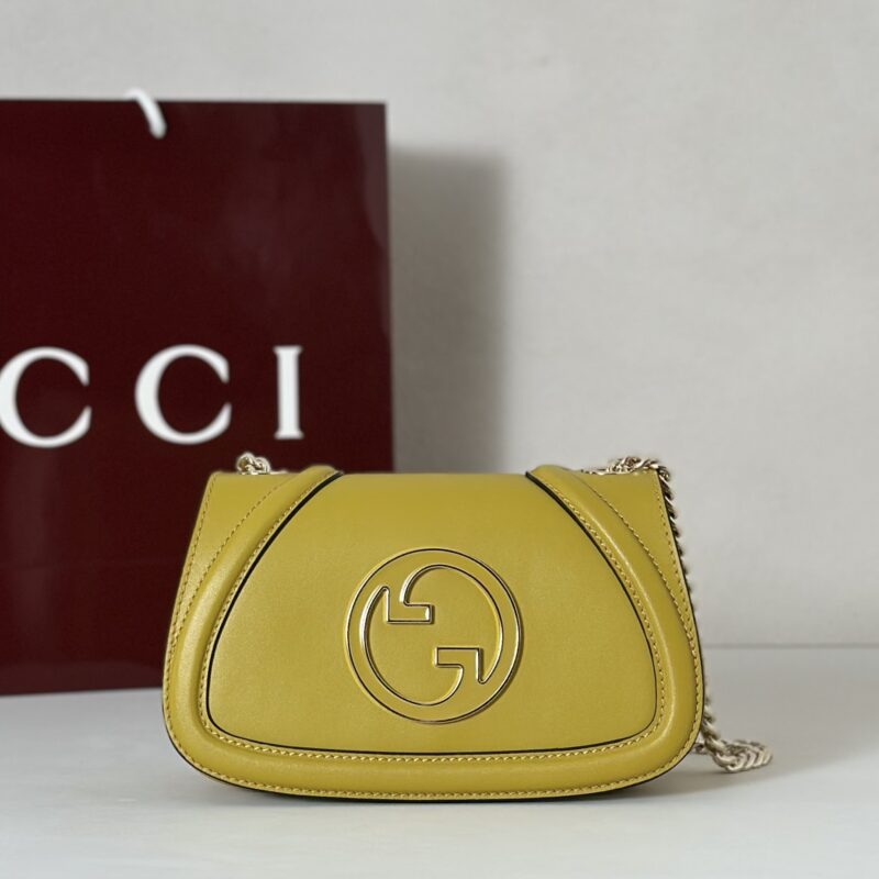 GUCCI 专柜品质，顶级原单货，实物实拍！款号815711芥末黄