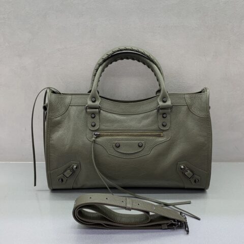 Balenciaga 最具标志性手袋Le City系列 款号:115748 【爆裂绿色】 大号