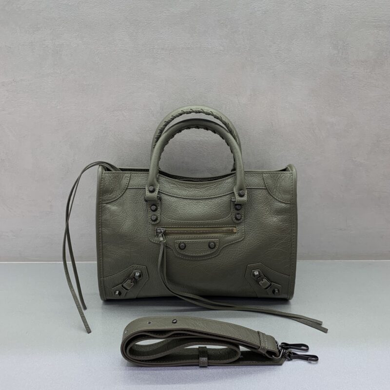 Balenciaga 最具标志性手袋Le City系列 款号；084669【爆裂绿色】中号