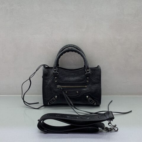 Balenciaga 最具标志性手袋Le City系列 款号：084228【升级版】古铜扣