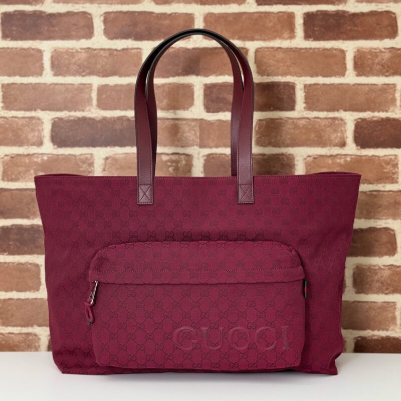 GUCCI 专柜品质，顶级原单货，实物实拍！款号802166红色帆布