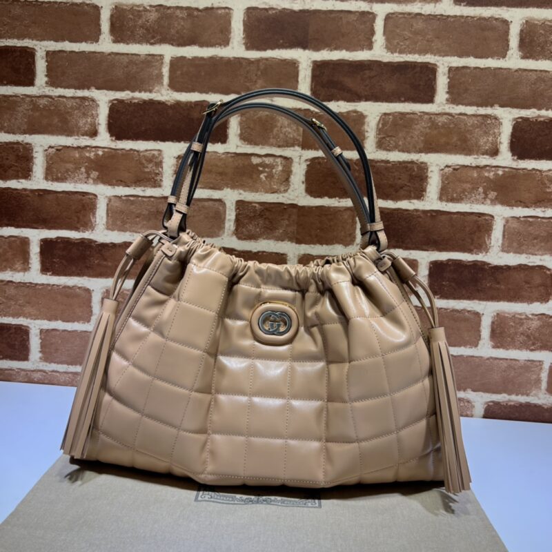 GUCCI 专柜品质，顶级原单货，实物实拍！款号746210玫瑰米色