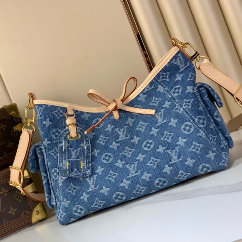 【原单精品】M28287蓝色 丹宁牛仔购物袋 Carryall Cargo 小号手袋
