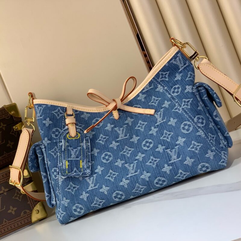 【原单精品】M28287蓝色 丹宁牛仔购物袋 Carryall Cargo 小号手袋