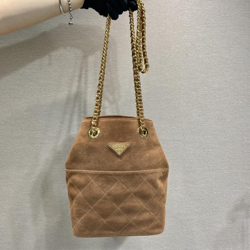 PRADA 中古麂皮 1BD601麂皮