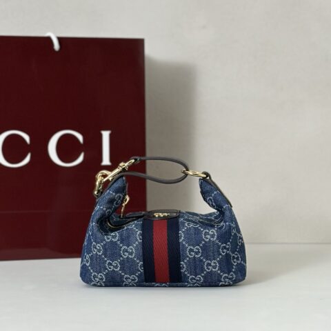 GUCCI 专柜品质，顶级原单货，实物实拍！款号861775蓝牛仔