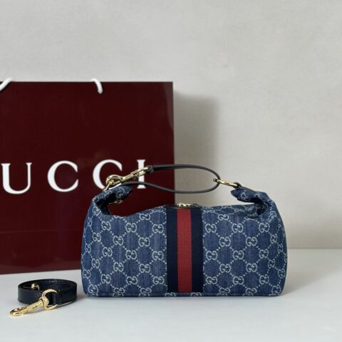 GUCCI 专柜品质，顶级原单货，实物实拍！款号857799蓝牛仔