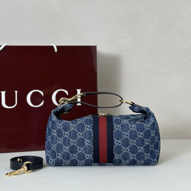 GUCCI 专柜品质，顶级原单货，实物实拍！款号857799蓝牛仔