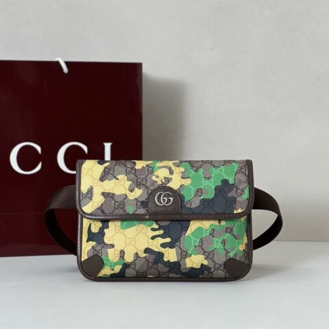 GUCCI 专柜品质，顶级原单货，实物实拍！752597迷彩绿