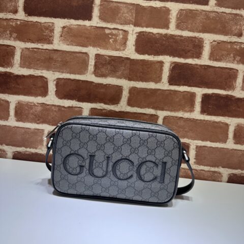 GUCCI 专柜品质，顶级原单货，实物实拍！款号768391灰pvc/克