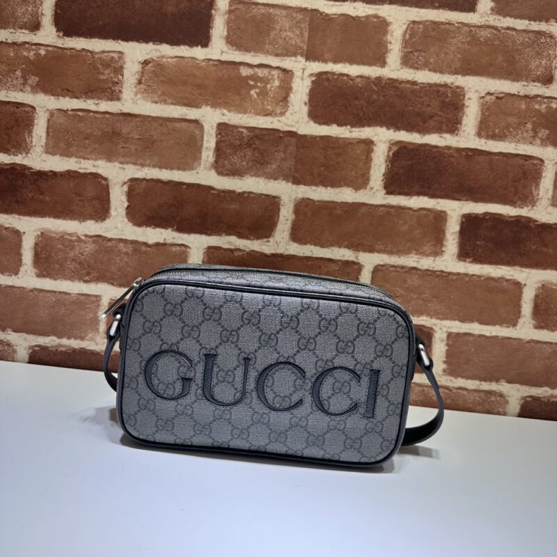 GUCCI 专柜品质，顶级原单货，实物实拍！款号768391灰pvc/克
