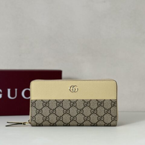 GUCCI 专柜品质，顶级原单货，实物实拍！款号456117啡胶/浅黄