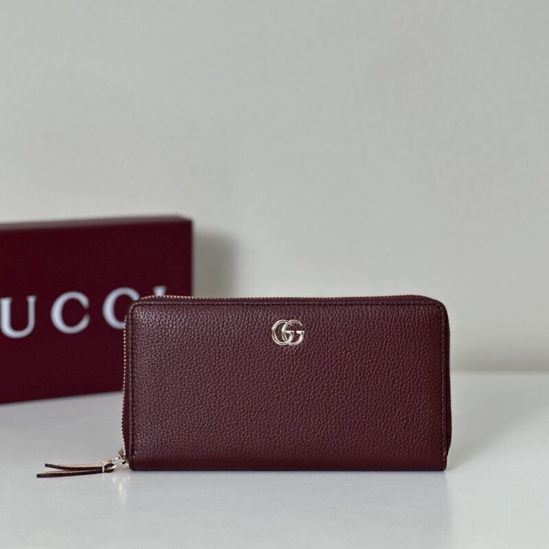 GUCCI 专柜品质，顶级原单货，实物实拍！款号456117酒红/浅粉