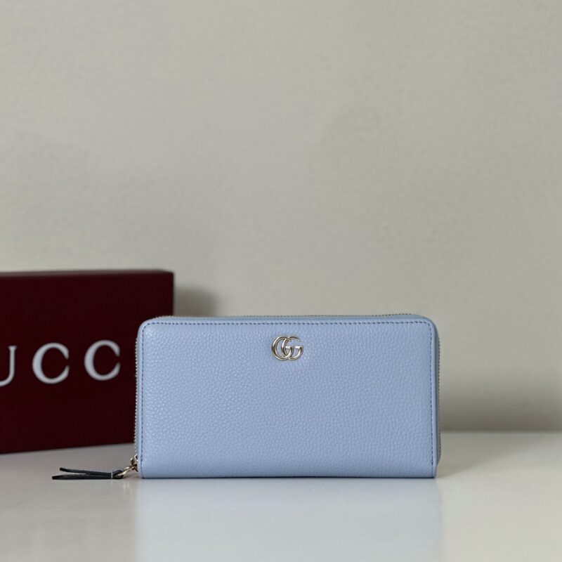 GUCCI 专柜品质，顶级原单货，实物实拍！款号456117浅蓝/酒红