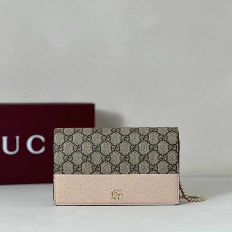 GUCCI 专柜品质，顶级原单货，实物实拍！497985啡胶/浅粉