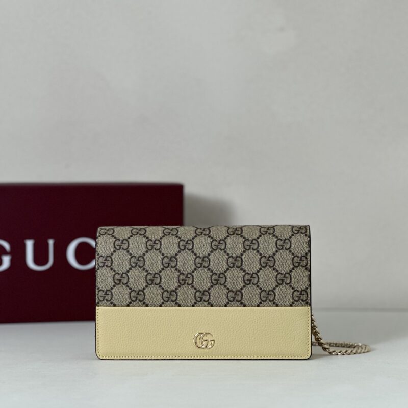 GUCCI 专柜品质，顶级原单货，实物实拍！497985啡胶/浅黄