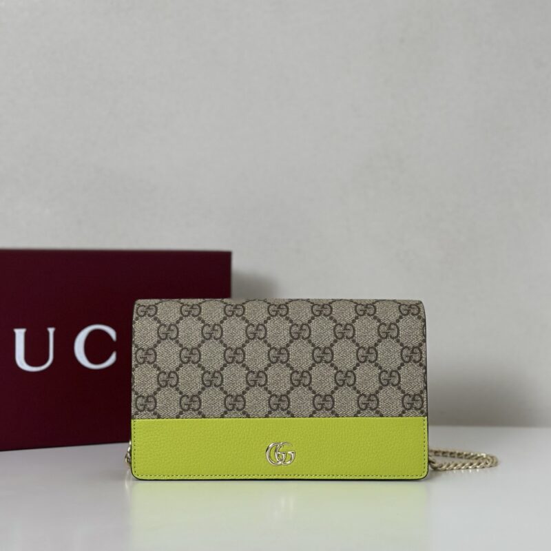 GUCCI 专柜品质，顶级原单货，实物实拍！497985啡啡/浅绿