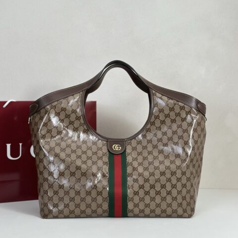 GUCCI 专柜品质，顶级原单货，实物实拍！款号853971水晶料啡皮